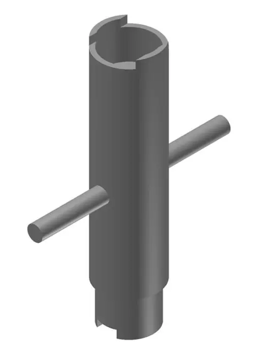 Kermi kv-Einstellschlüssel aus Metall, ZV00350001